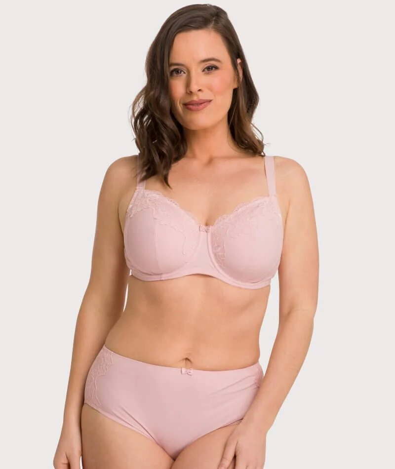 Ava & Audrey Jacqueline Full Cup Underwired Bra 2 Pack - Blush - Image 7