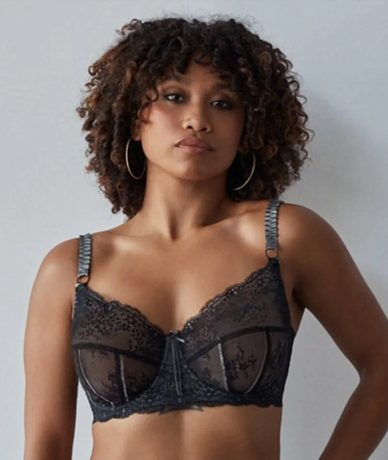 Bendon Sofia Underwire Bra - Jet/Pewter