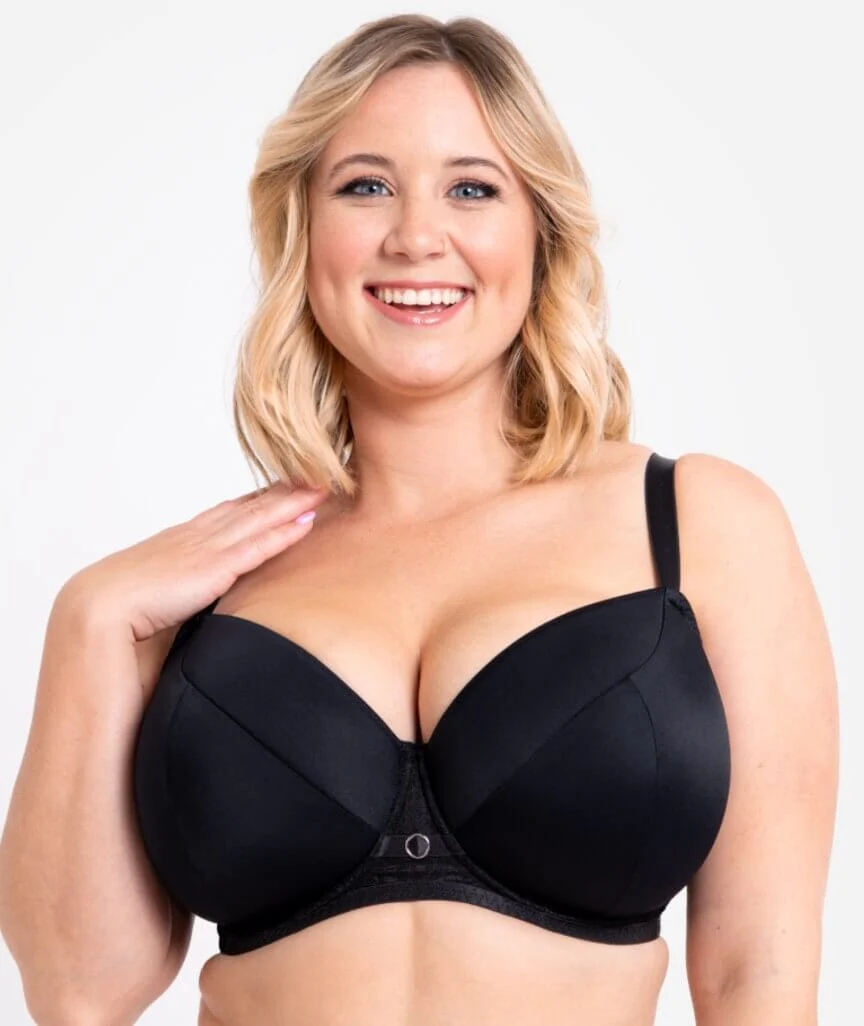 Curvy Kate Daze Padded T-Shirt Balcony Bra - Black