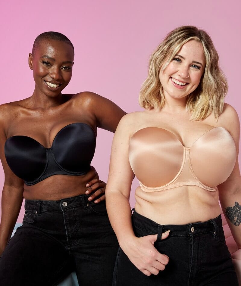 Curvy Kate Smoothie Strapless Moulded Bra - Black - Image 8
