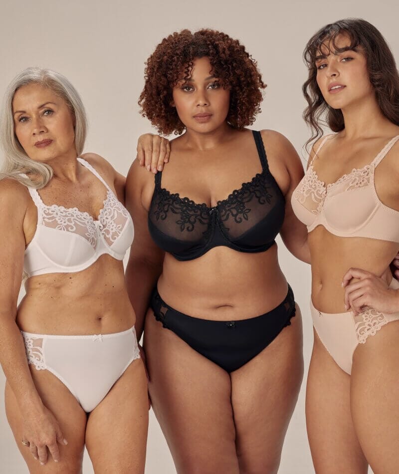Fayreform Coral Underwire Bra - Black - Image 7