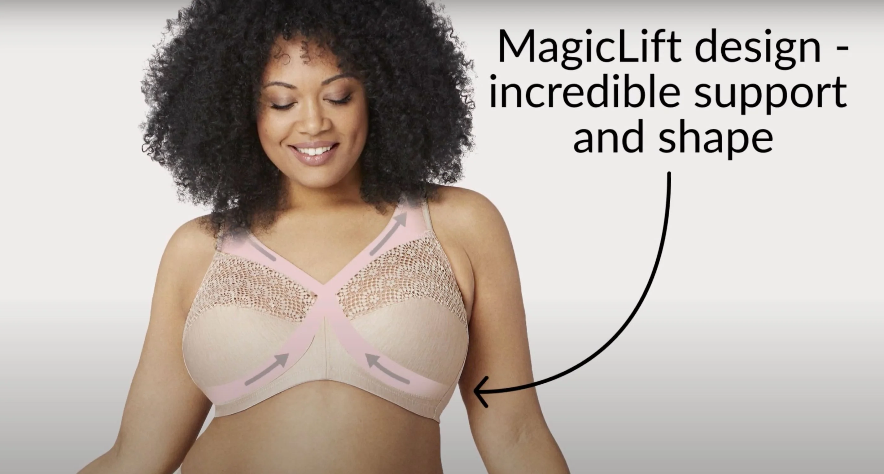 Glamorise Magiclift Moisture Control Wire-Free Bra - Cafe - Image 7