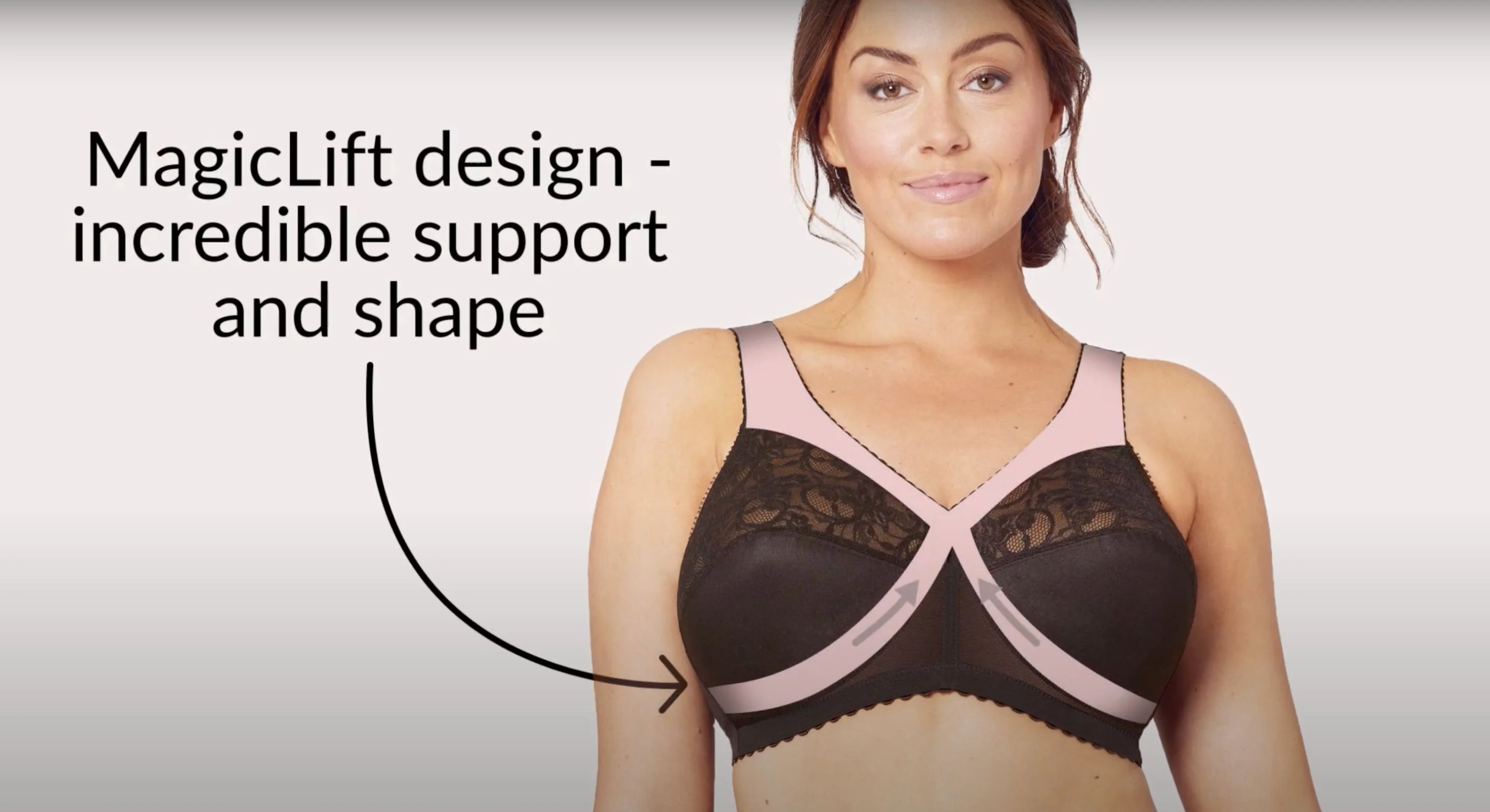 Glamorise Magiclift Original Wire-Free Support Bra - White - Image 7