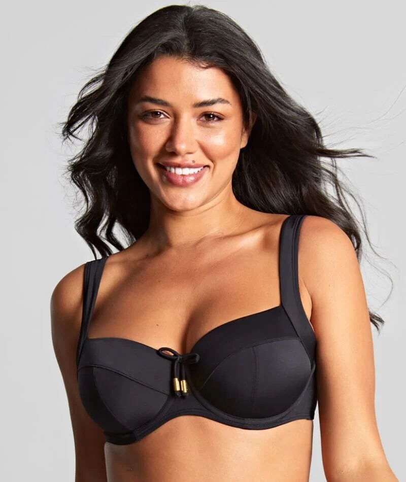 Panache Swimwear Anya Riva Balconnet Underwired Bikini - Black