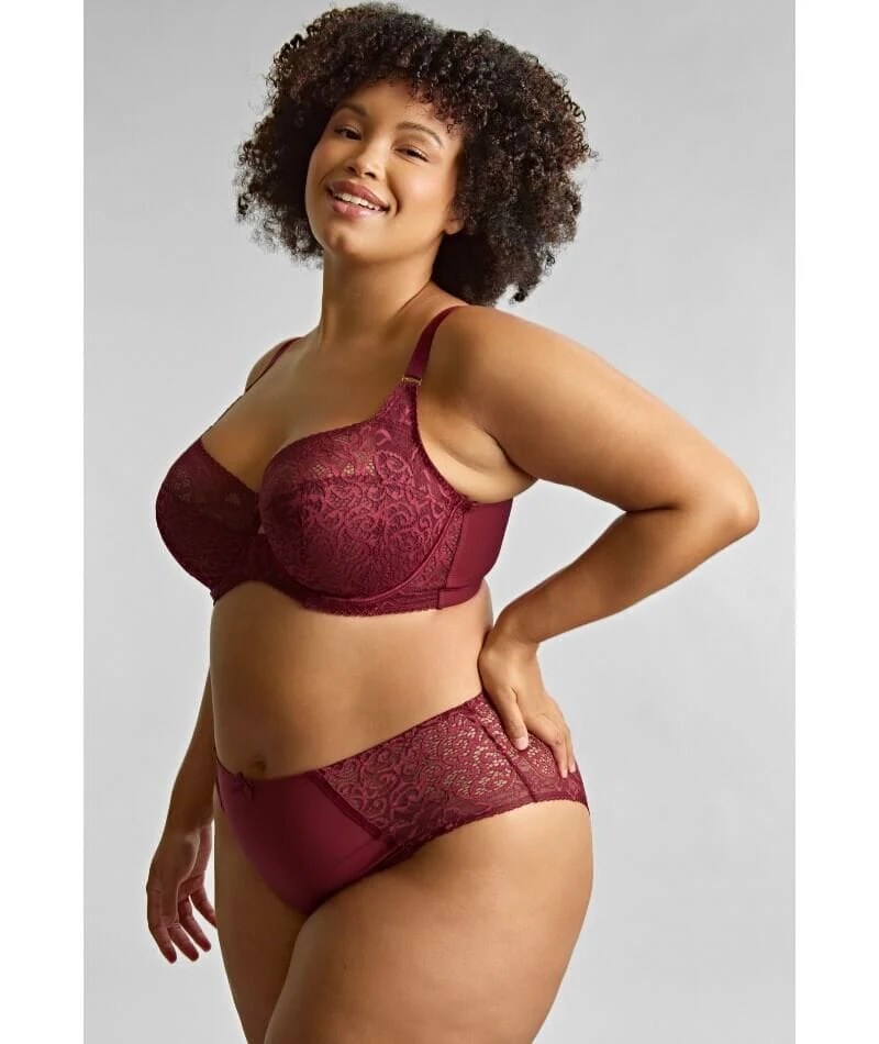 Sculptresse Estel Full Cup Underwired Bra - Cherry Red - Image 4