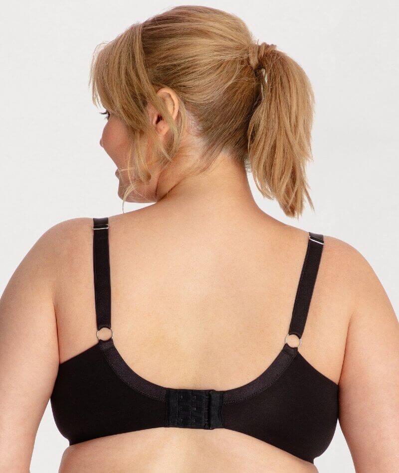 Underbliss Invisibliss Moulded Microfibre Underwire Bra 2 Pack - Black/Nude - Image 9
