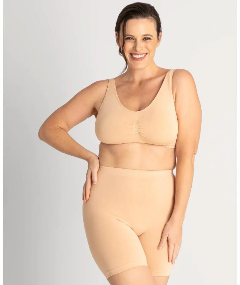 Underbliss Seamless Bamboo Blend Comfort Wire-free Bra 2 Pack - Black/Frappe - Image 20