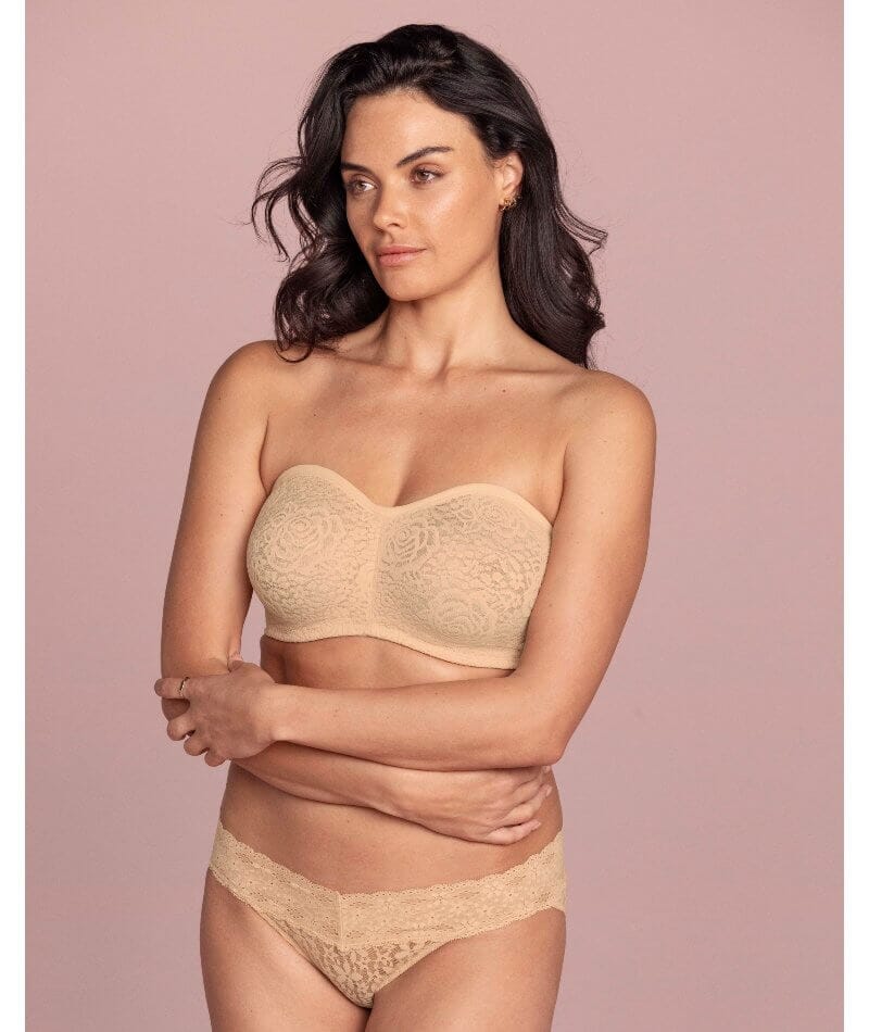 Wacoal Halo Lace Bikini Brief - Nude - Image 5